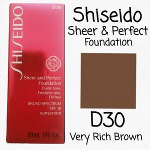 Shiseido Sheer & Perfect Foundation D30